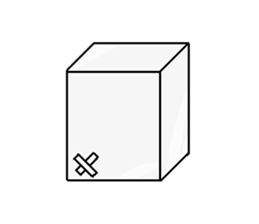 expressive Sticker (a square thing) sticker #1048930