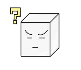 expressive Sticker (a square thing) sticker #1048951