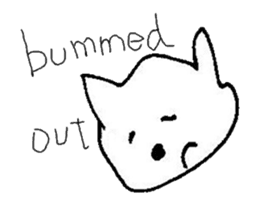 The interlude of the cat named RIN a/EV sticker #1049165