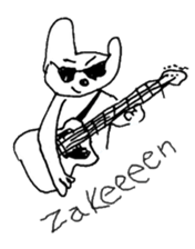 The interlude of the cat named RIN a/EV sticker #1049166