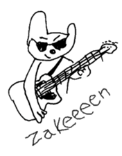 The interlude of the cat named RIN a/EV sticker #1049166