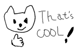 The interlude of the cat named RIN a/EV sticker #1049167