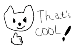 The interlude of the cat named RIN a/EV sticker #1049167