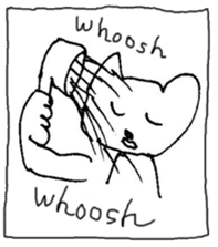 The interlude of the cat named RIN a/EV sticker #1049168