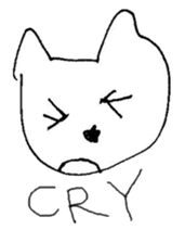 The interlude of the cat named RIN a/EV sticker #1049171