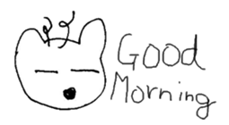 The interlude of the cat named RIN a/EV sticker #1049178