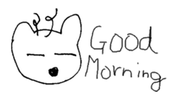 The interlude of the cat named RIN a/EV sticker #1049178