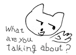 The interlude of the cat named RIN a/EV sticker #1049180