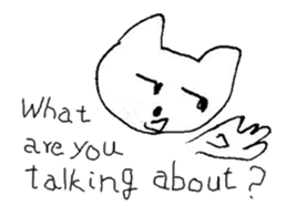 The interlude of the cat named RIN a/EV sticker #1049180