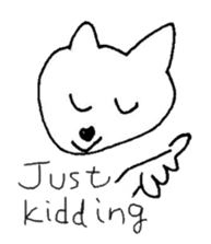 The interlude of the cat named RIN a/EV sticker #1049182