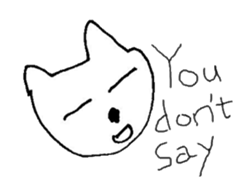 The interlude of the cat named RIN a/EV sticker #1049184