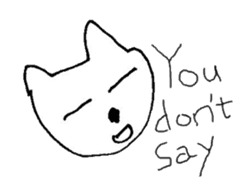 The interlude of the cat named RIN a/EV sticker #1049184