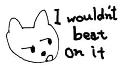 The interlude of the cat named RIN a/EV sticker #1049191