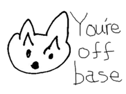 The interlude of the cat named RIN a/EV sticker #1049193