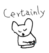 The interlude of the cat named RIN a/EV sticker #1049197