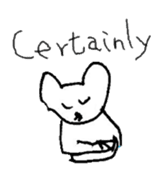 The interlude of the cat named RIN a/EV sticker #1049197