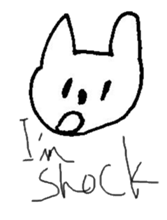 The interlude of the cat named RIN a/EV sticker #1049200