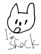 The interlude of the cat named RIN a/EV sticker #1049200