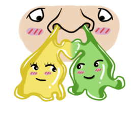 Mr. & Mrs. Snot sticker #1049962