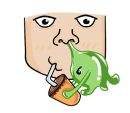 Mr. & Mrs. Snot sticker #1049963