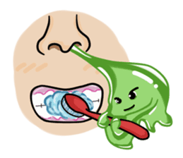 Mr. & Mrs. Snot sticker #1049964