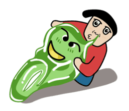 Mr. & Mrs. Snot sticker #1050001