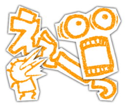 crayon guys sticker #1050007