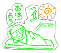 crayon guys sticker #1050025