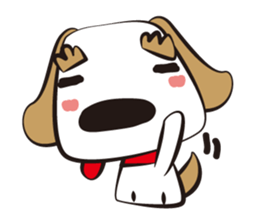 Big dog of the eyebrow sticker #1050052