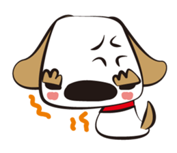 Big dog of the eyebrow sticker #1050053