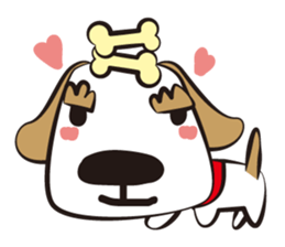 Big dog of the eyebrow sticker #1050064