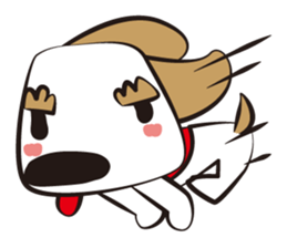 Big dog of the eyebrow sticker #1050080