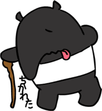 Malayan tapir sticker #1050136