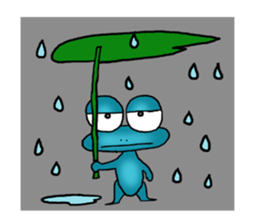 A frog's feeling sticker #1050268
