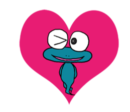 A frog's feeling sticker #1050271