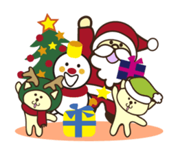 Christmas and animals sticker #1050588