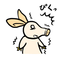 Mr. aardvark sticker #1050629