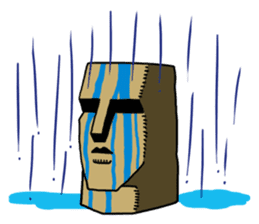 Moai-kun2 sticker #1050769