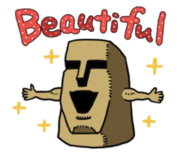 Moai-kun2 sticker #1050797