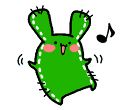Bunny Cactus sticker #1051457