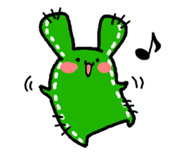 Bunny Cactus sticker #1051457