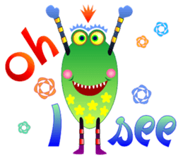 Fantastic Cartoon Words Line 2 sticker #1051606