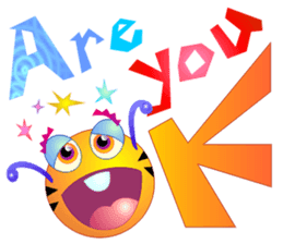 Fantastic Cartoon Words Line 2 sticker #1051608