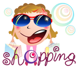 Fantastic Cartoon Words Line 2 sticker #1051623