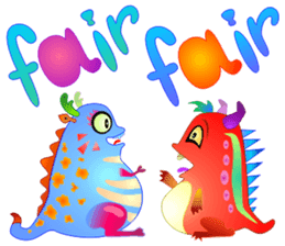 Fantastic Cartoon Words Line 2 sticker #1051626