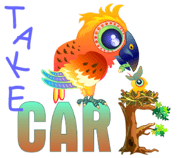 Fantastic Cartoon Words Line 2 sticker #1051629