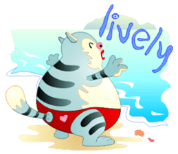 Fantastic Cartoon Words Line 2 sticker #1051633