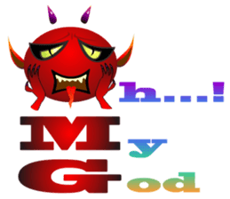 Fantastic Cartoon Words Line 2 sticker #1051640