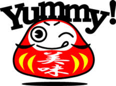 DARUMA with KANJI sticker #1051685