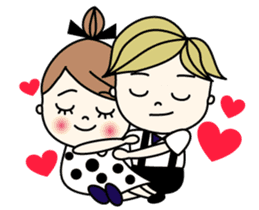 Mr. CLASSICAL and Miss MODAN sticker #1051883